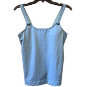 Sahalie blue cami with built-in bra small